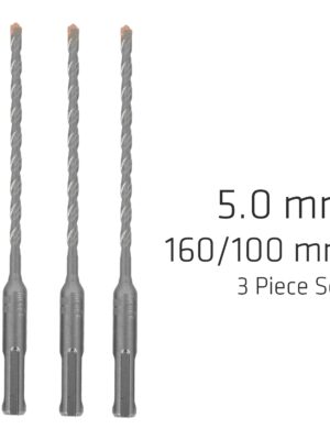 SDS PLUS F4 BIT 5MM X 160 X 100 X3 PCS DRILL HAMMER