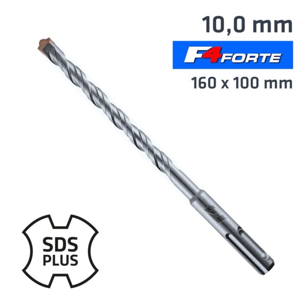 ALP81710.jpg SDS PLUS DRILL HAMMER F4 BIT 160 X 100 10MM