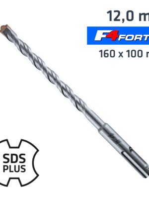 SDS PLUS DRILL HAMMER F4 BIT 160 X 100 12MM