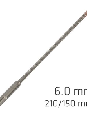 ALP825006.jpg FORCE X 6.0 x 210/150 SDS-PLUS REBAR DRILL BIT X4 CUTTING EDGES