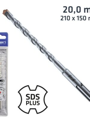 SDS PLUS 210X150 20.0MM HAMMER BIT PLASTIC WALLET