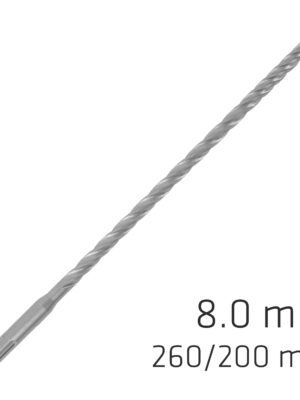 ALP835008.jpg FORCE X 8.0 x 260/200 SDS-PLUS REBAR DRILL BIT X4 CUTTING EDGES