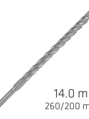 FORCE X 14.0 x 260/200 SDS-PLUS REBAR DRILL BIT X4 CUTTING EDGES