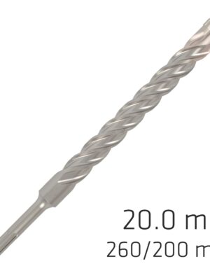 ALP835020.jpg FORCE X 20.0 x 250/200 SDS-PLUS REBAR DRILL BIT X4 CUTTING EDGES