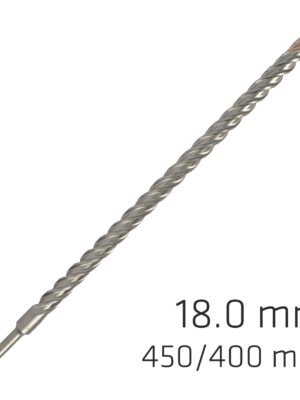 FORCE X 18.0 x 450/400 SDS-PLUS REBAR DRILL BIT X4 CUTTING EDGES