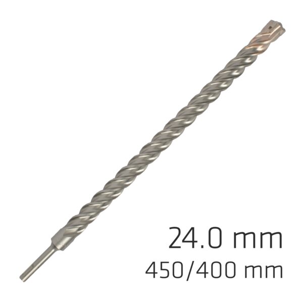 ALP875024.jpg FORCE X 24.0 x 450/400 SDS-PLUS REBAR DRILL BIT X4 CUTTING EDGES