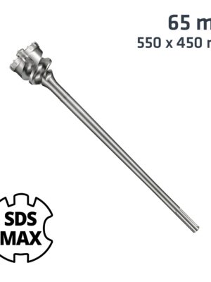 ALP885165.jpg SDS MAX MILL CROWN 65MM x 550 DRILL BIT