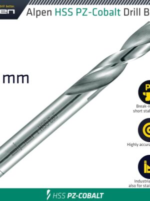 ALPEN COBALT DRILL SHORT BULK 6.80MM