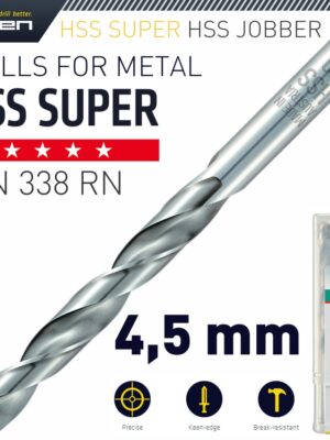 HSS SUPER DRILL BIT 4.5MM BULK