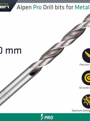 ALPEN PRO HSS DRILL DIN 338 RN 135 WITH SPLIT POINT 12.0MM BULK