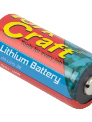 BATTERY CR123A 3V LITHIUM X1 PER CARD (MOQ 12)