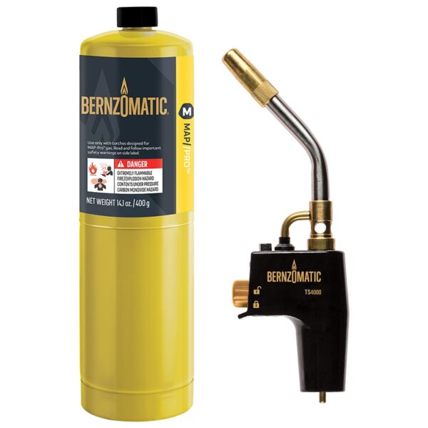 BER361484.jpg TS4000ZKC BERNZOMATIC MAX HEAT TORCH KIT WITH 1 PRO MAX CYLINDERS