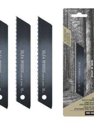 OLFA OUTDOOR UTILITY KNIFE SPARE BLADE 3PK