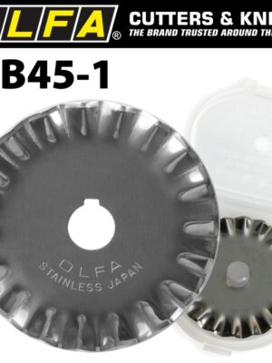 OLFA BLADES ROTARY PINKING CUTTER 1/PK 45MM