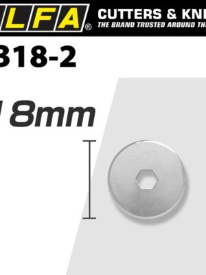 OLFA BLADES ROTARY RB18-2 2/PACK 18MM