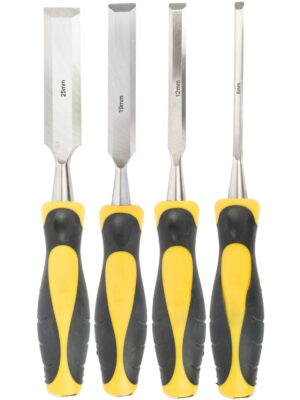 CHISEL SET WOOD 4 PIECE IN BLISTER