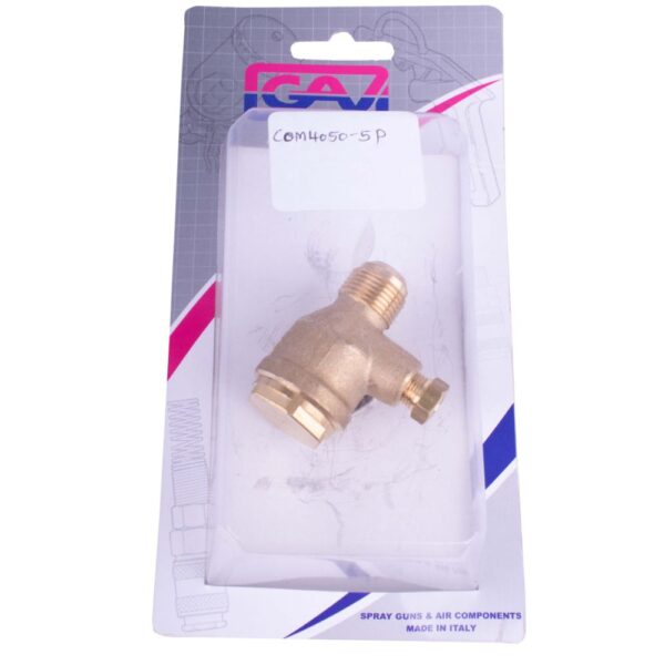 NON-RETURN VALVE 3/8' - M/F CARDED