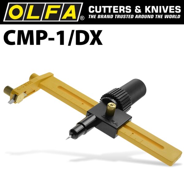 CTR20CMP1DX.jpg OLFA COMPASS CUTTER WITH RATCHET & 10 SPARE BLADES