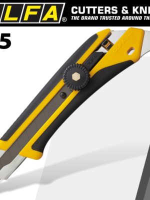 OLFA CUTTER HEAVY DUTY REAR PICK & COMFORT HANDLE SNAP OFF KNIFE 18MM