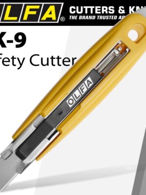OLFA SAFETY KNIFE WITH TAPE SLITTER BOX OPENER CUTTER