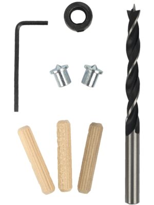 DOWELING ACCESSORY KIT 8MM - 27 PIECE (BIRCH WOOD)