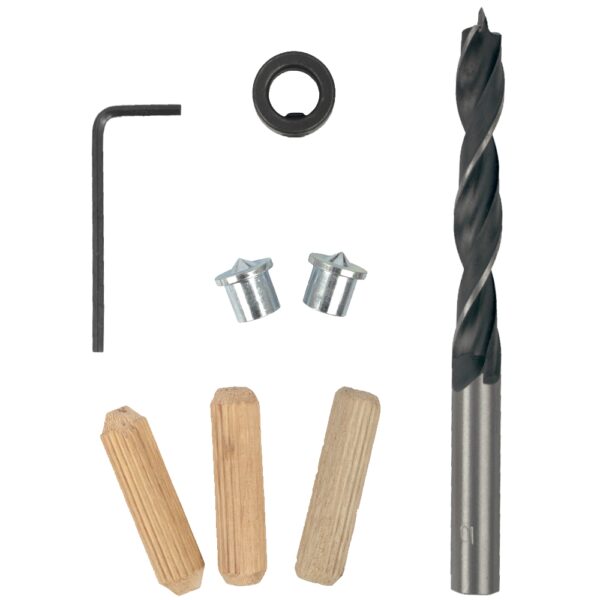 DOW21022.jpg DOWELING ACCESSORY KIT 10MM - 22 PIECE (BIRCH WOOD)