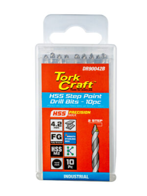 PRECISION-MAX STEP POINT 4.2MM HSS DRILL 10 PACK