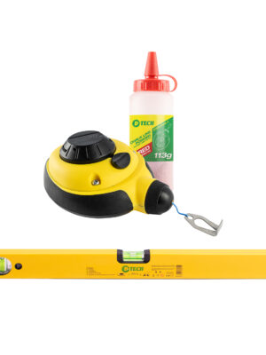 SPIRIT LEVEL 600MM & 30M CHALK LINE H/DUTY DTSL0060B/DTCL030