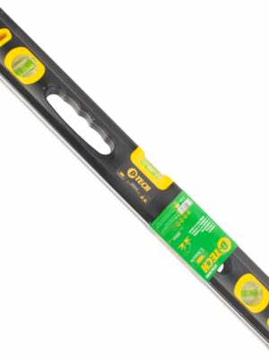 SPIRIT LEVEL BEAM 600MM X 1.6MM 3 X VIAL 0.5MM ACCUR. ALUM.
