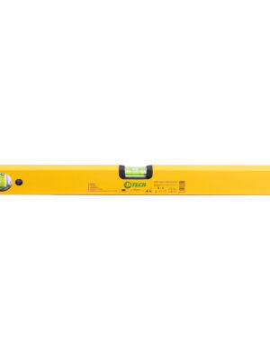 SPIRIT LEVEL BOX 600MM X 1.4MM 2 X VIAL 0.5MM ACCUR. ALUM.