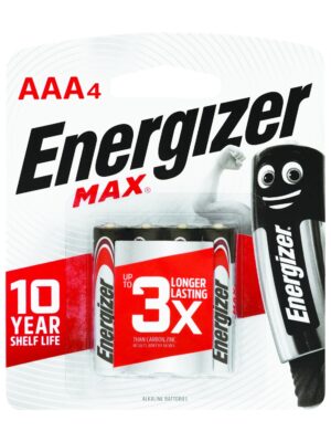 MAX AAA BATTERY-4PACK (MOQ12) ENERGIZER