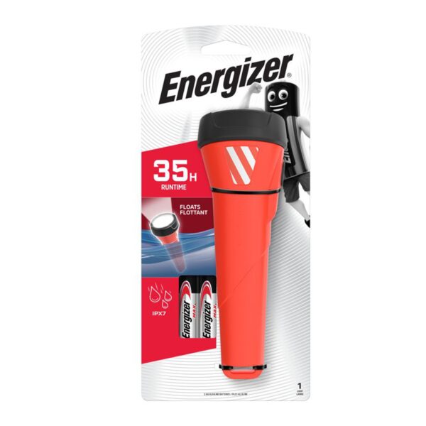 E300636300.jpg WATERPROOF HANDHELD 2XAA LED FLASHLIGHT ENERGIZER TORCH