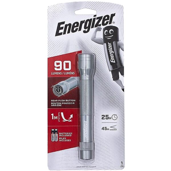 E300695900.jpg METAL LED FLASHLIGHT 90LUMENS ENERGIZER TORCH