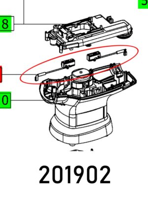 BRUSH HOLDER RTS 400 R 230V