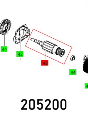 ARMATURE 230V CS 50 EB