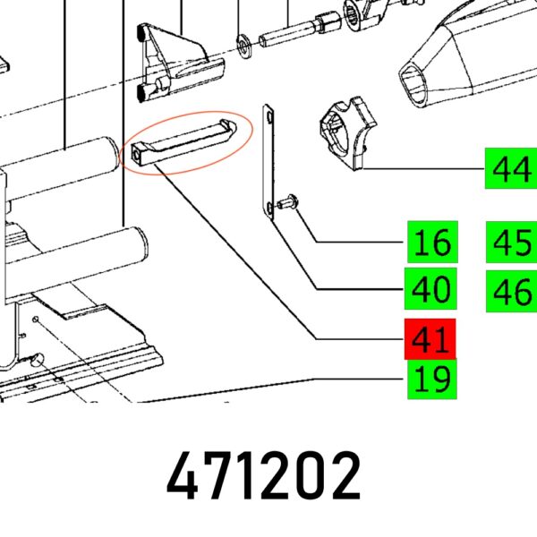 TENSION BOLT DF 500 Q