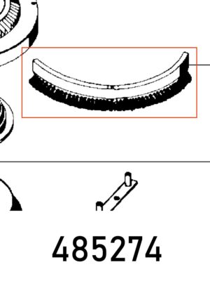 BRUSH SEGMENT AH-WS D180 POLY