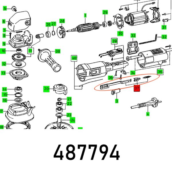SWITCH ROD RAS 115.04 E BASIC UNIT