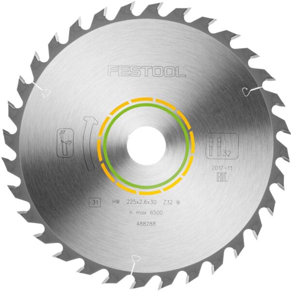 SAW BLADE HW 225X2,6X30 W32