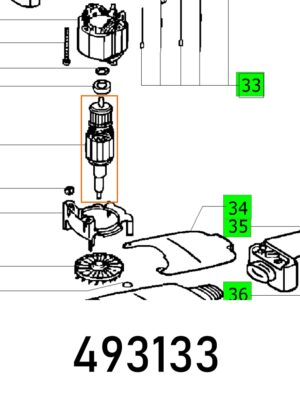 ARMATURE 230V RS 100 230V ET-BG