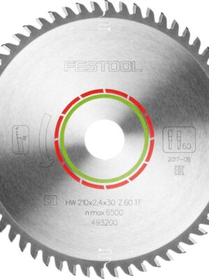 SAW BLADE HW 210X2,4X30 TF60