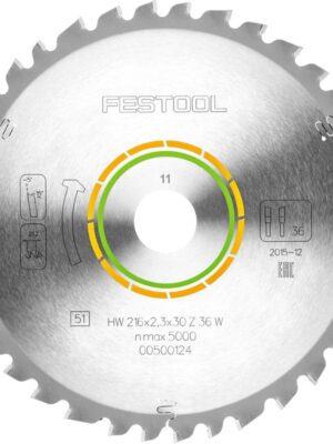 UNIVERSAL SAW BLADE 216X2.3X30 W36