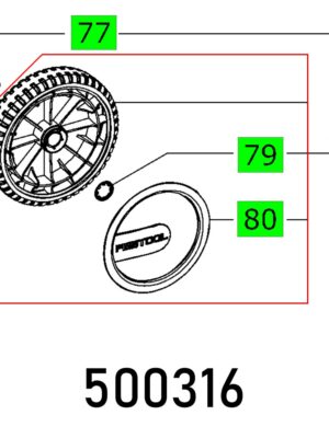 WHEEL CT 26-36 ET-BG