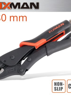 FIXMAN CURVED JAW LOCK GRIP PLIERS 7'/180MM