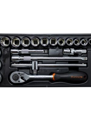 FIX20F1BT47.jpg FIXMAN TRAY 26 PIECE 1/2' DRIVE SOCKETS AND ACCESSORIES