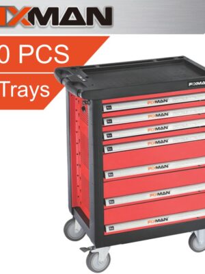 FIX20F1RP7-1.jpg FIXMAN 7 DRAWER IND. ROLLER CABINET ON CASTORS WITH 130PC OF STOCK
