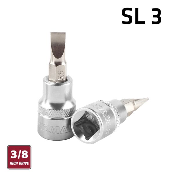 FIX20J0924.jpg FIXMAN 3/8' DR.BIT SOCKET SL3 SLOTTED SCREWDRIVER BIT