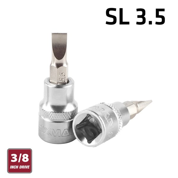FIX20J0925.jpg FIXMAN 3/8' DR.BIT SOCKET SL3.5 SLOTTED SCREWDRIVER BIT