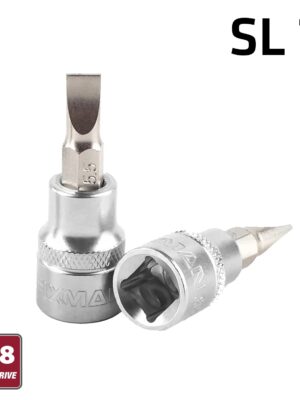 FIXMAN 3/8' DR.BIT SOCKET SL7 SLOTTED SCREWDRIVER BIT