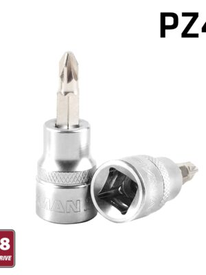 FIXMAN 3/8' DR.BIT SOCKET PZ4 POZI SCREWDRIVER BIT